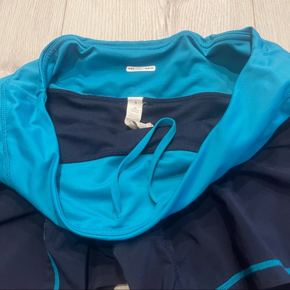 LULULEMON Blue Athletic Running Shorts Brief Lined Size 6 - Picture 5 of 12